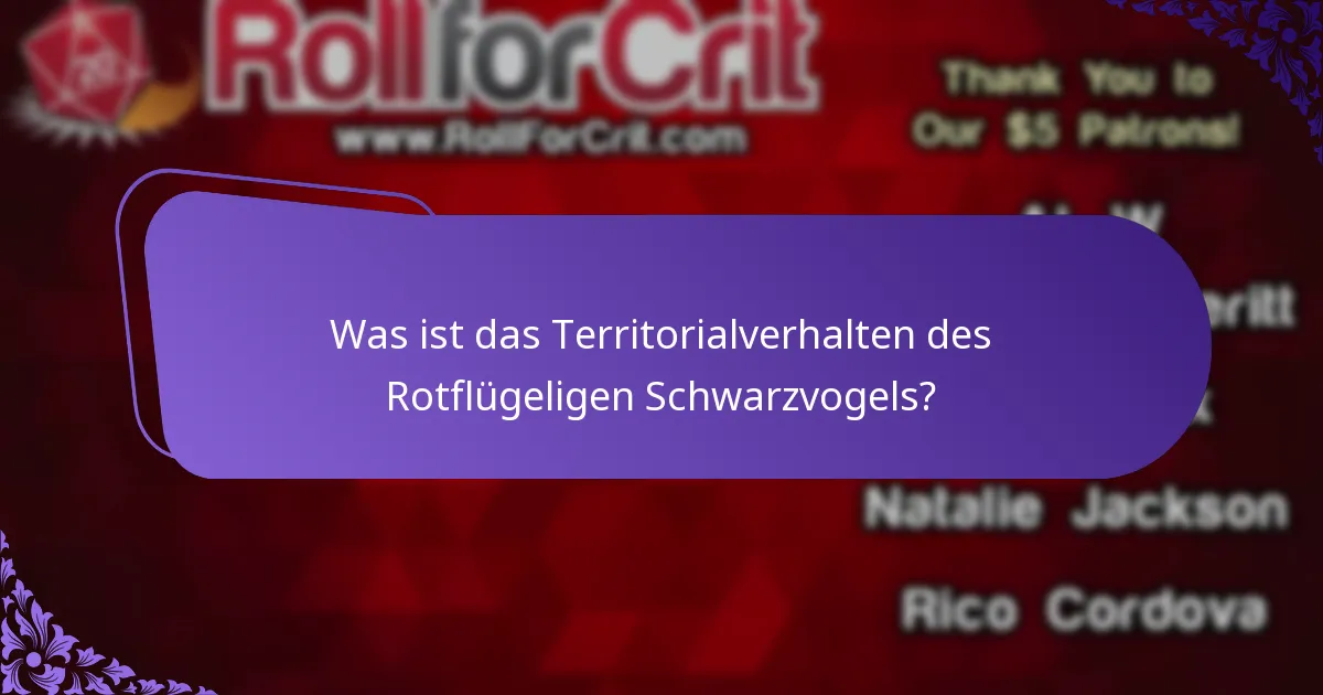Was frisst der Rotflügelige Schwarzvogel?