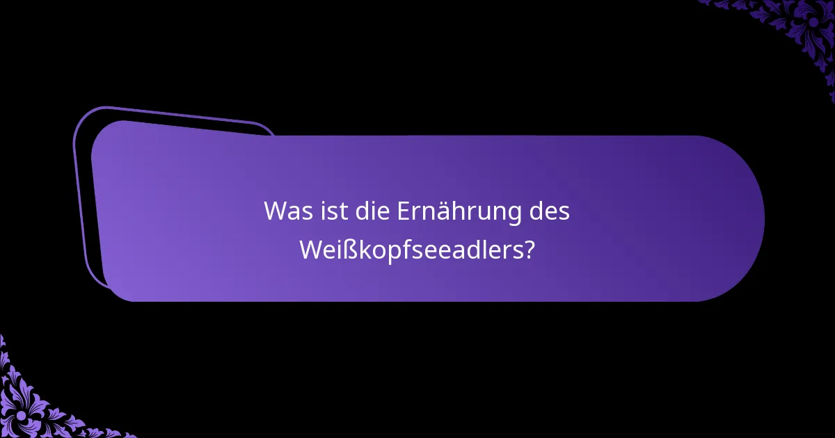 Wie migrieren Weißkopfseeadler?