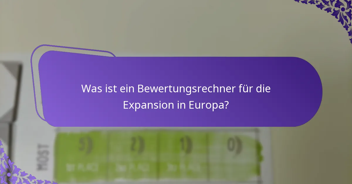 Wie funktioniert der Bewertungsmechanismus?