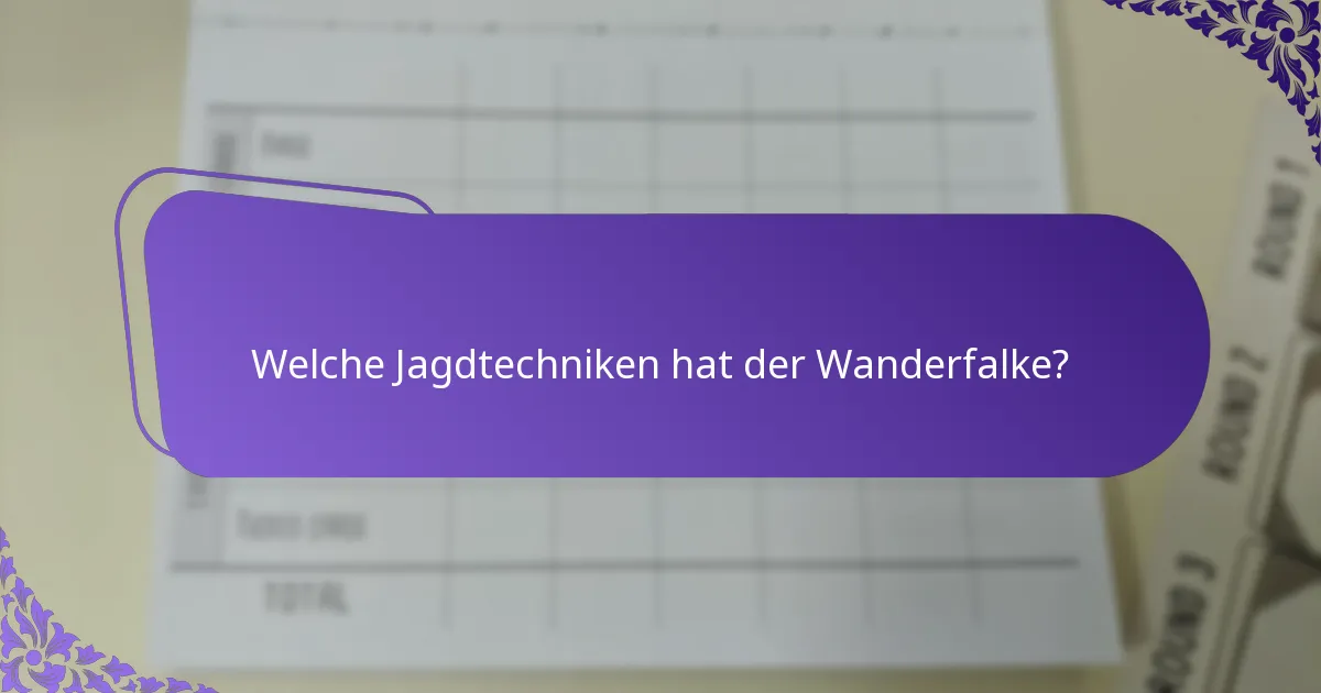 Wo lebt der Wanderfalke?
