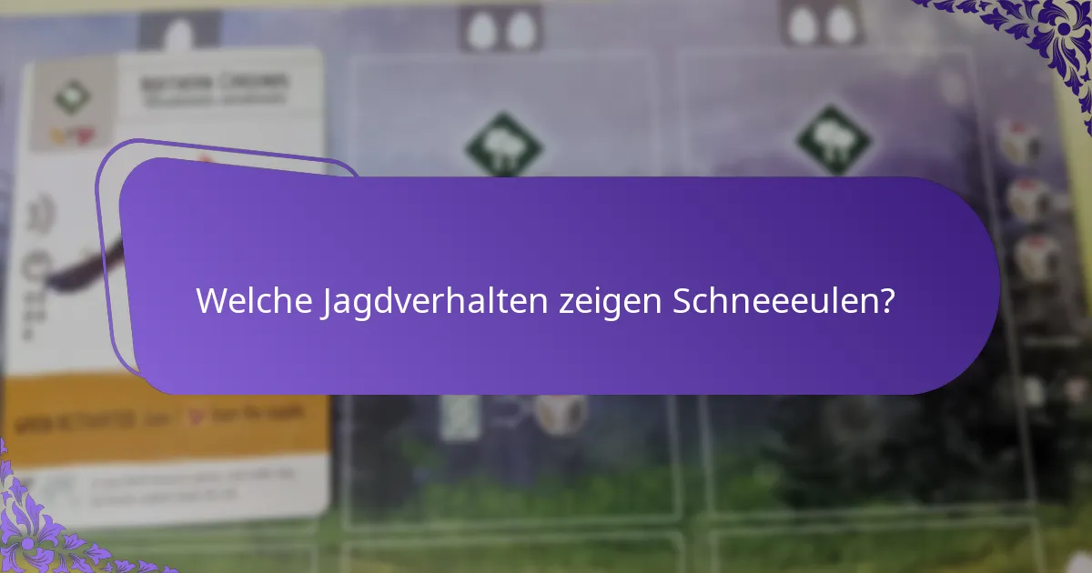Was fressen Schneeeulen?