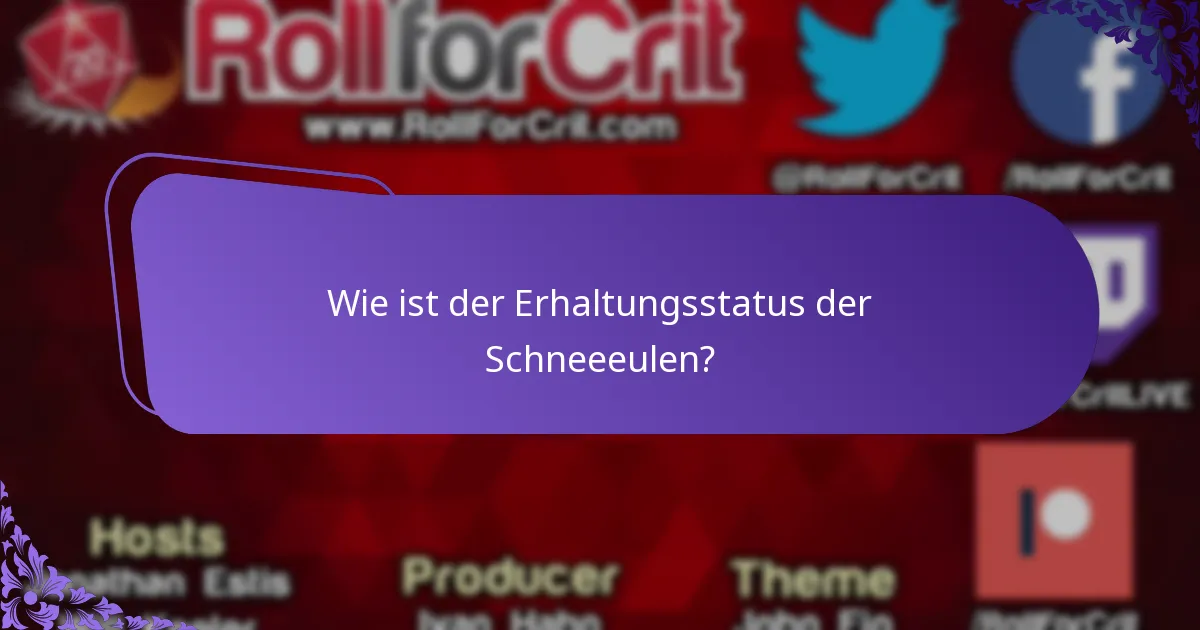 Wie passen sich Schneeeulen an ihre Umgebung an?