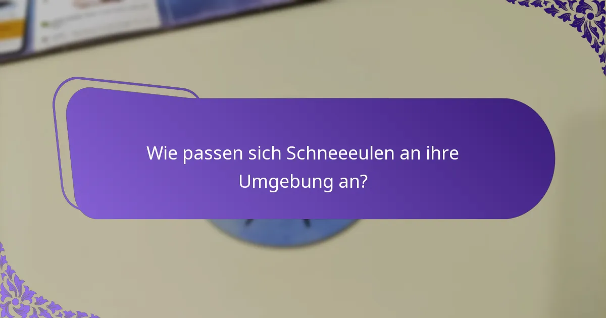 Wie ist der Erhaltungsstatus der Schneeeulen?